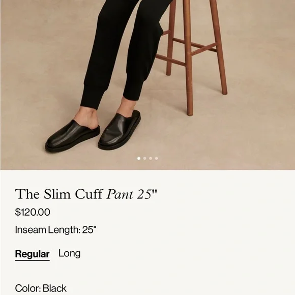 Varley Davidson Black Zip Sweatshirt and Slim Cuff Joggers Set, Medium - Picture 7 of 7